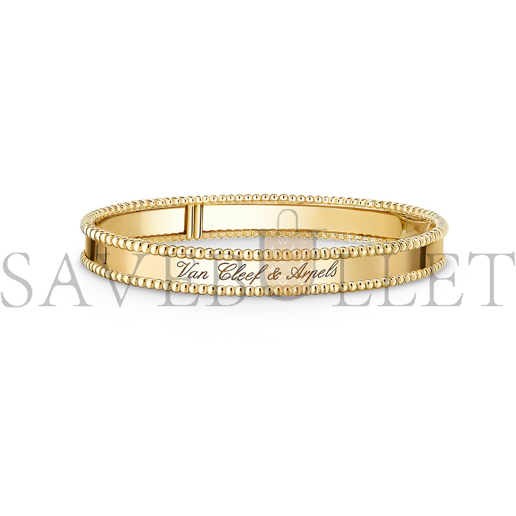 VAN CLEEF ARPELS PERLÉE SIGNATURE BRACELET, MEDIUM MODEL - YELLOW GOLD  VCARP3K600